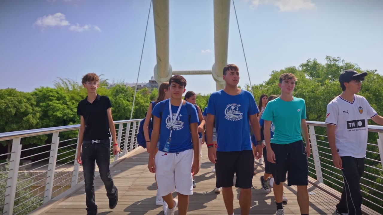 Il gruppo Idea Viaggi in visita a Valencia